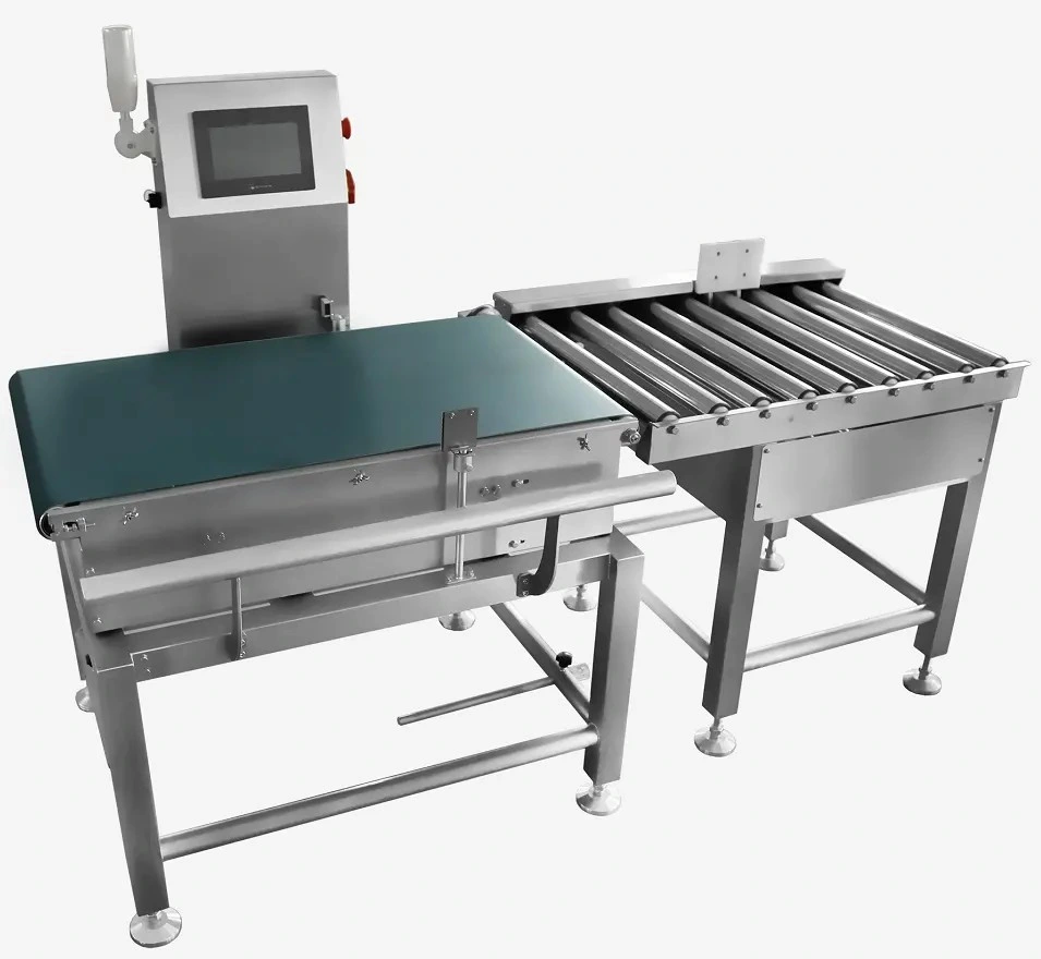 40kg Available Digital Conveyor Belt Checkweigher Raw Meat Seafood Automatic Online Conveying Check Weigher